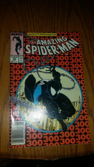 Spiderman 300 First Appearance Of Venom Newsstand