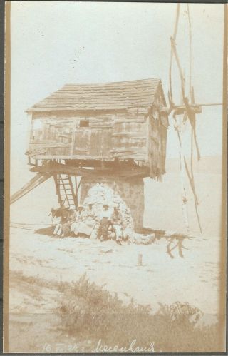 Bulgaria Mesembria Wind Mill Windmill Real Photo 1922
