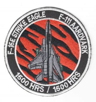 Usaf Air Force Patch: 391st Fighter Squadron F - 15e/f - 111 1500 Hours