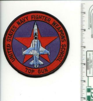 Usn United States Navy Fighter Weapons School Top Gun Patch