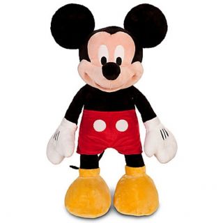 Disney Store Mickey Mouse Giant Plush Toy Stuffed Animal 25 "