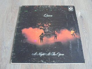Queen - A Night At The Opera 1976 Venezuela Lp Harvest 1st W/unique Live Sleeve