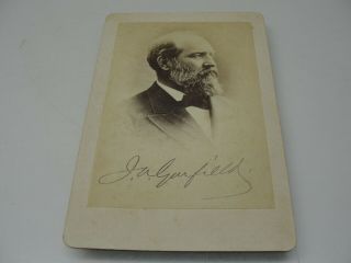 Vintage President James Garfield Cabinet Card Photo
