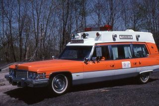 Youngwood Pa 1975 Cadillac Superior Ambulance - Fire Apparatus Slide