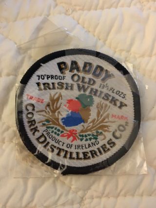 Patty Old Irish Whiskey Patch Sew On For Back Packs Etc