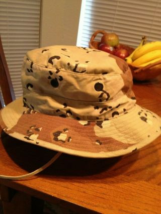 Desert Storm Chocolate Chip 6 - Color Desert Boonie Hat Hot Weather Us Military
