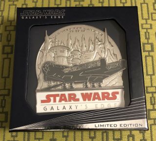Walt Disney World Star Wars Galaxy’s Edge Opening Day Jumbo Pin - Le 1000