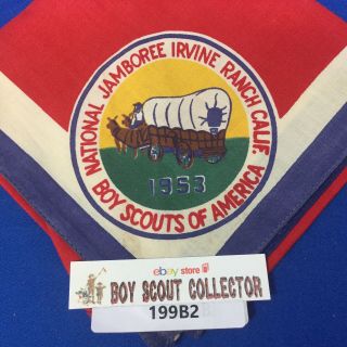 Boy Scout 1953 National Jamboree Irvine Ranch Calif.  Neckerchief