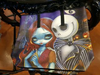 Disney Parks Jack And Sally By Jasmine Becket - Griffith Tote Bag