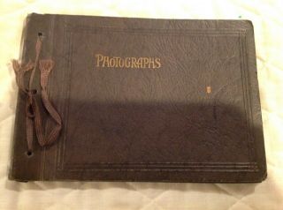 1920s Old Photo Album With Over 25 Photos W/ Family Names Williford?