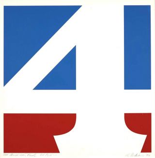 Robert Indiana - The American Four Large Format Signed And Numbered By Indiana