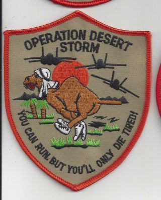 Patch Usaf Operation Desert Storm 1991 Die Tired  Jp