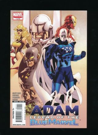 Adam: Legend Of The Blue Marvel 1 Marvel Comics 2009 1st Appearance Blue Marvel
