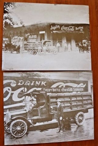 Historical Coco Cola Photos Joplin Bottling Plant & All Bottles Sterilized Truck
