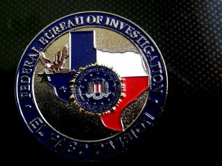 West Texas Fbi Federal Bureau Of Investigation West Of The Pacos Challenge Coin
