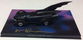 Val Kilmer SIGNED Batman Automobilia 4 Eaglemoss Batmobile Batman Forever Movie 2