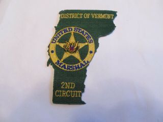 Us Marshal Vermont 2nd Circuit Patch Obsolete
