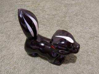 Skunk Figurine Made In Japan Pottery 50 
