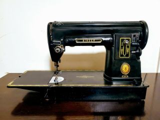 Singer Sewing Machine 301 With Case And Oem Accessories