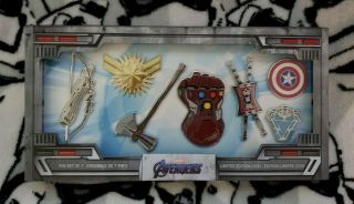 Disney Marvel Avengers Endgame Pin Set Limited Edition Le 2200 Iron Man Thor