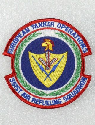 Usaf Air Force Patch: 351st Air Refueling Squadron