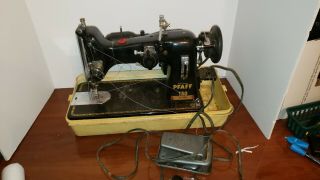 Pfaff 130 Heavy Duty German Sewing Machine - Turns On And Moves With Pedal