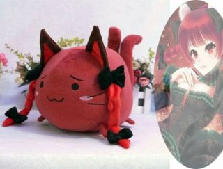 14 " Anime Touhou Project Sukusuku Hakutaku Kaenbyou Rin Soft Plush Doll Toy Gift