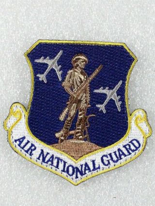Usaf Air Force Patch: Air National Guard Kc - 135 W/hook & Loop Backing