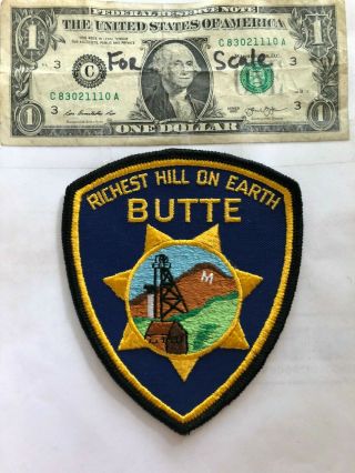 Butte Montana Police Patch In Great Shape