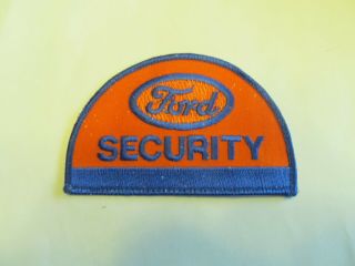 Plant Protection Michigan Ford Auto Security Police Patch Obsolete