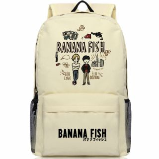 Anime Banana Fish Ash Okumura Eiji School Bag Backpack Shoulder Bag Knapsack