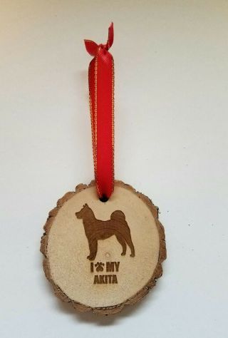I Love My Akita Dog Ornament Pet Lover Keepsake Gift Christmas