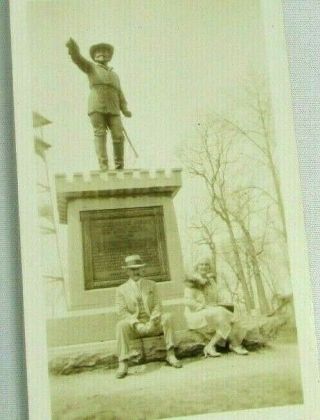 1920s Sepia Photo General George S Greene Monument Culp 