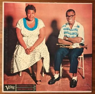Ella Fitzgerald & Louis Armstrong: Ella And Louis Verve Mgv - 4003 1956 Vgc,