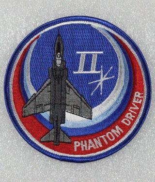Usaf Air Force Patch: " Phantom Driver " F - 4 Phantom Ii Pilot