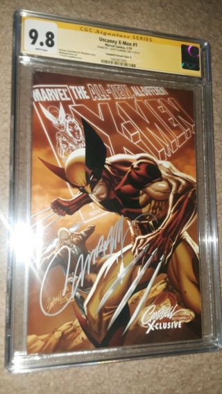 Uncanny X Men 1 J Scott Campbell Wolverine Cover Ss Cgc 9.  8 Limited