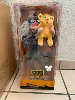 Disney D23 Expo 2019 Lion King Rafiki And Baby Simba Plush Limited Edition 500
