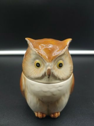 Omc Otagiri Japan Vintage Owl Sugar Dish
