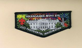 470 Amangamek - Wipit 2017 Presidential Inauguration Oa Flap 701097