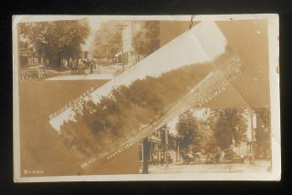 Rppc 1911 Main Street Views And Lover 