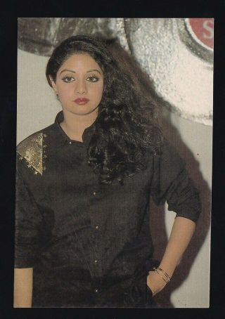 Sridevi,  Sri Devi Bollywood Postcard (ruby 127)