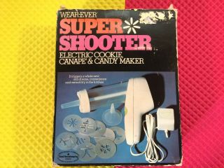 Wear Ever Shooter Electric Cookie,  Canape & Candy Maker No 70001 Usa