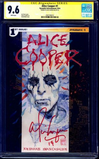 Alice Cooper 1 Cgc Ss 9.  6 Signed By Alice Cooper Nm,