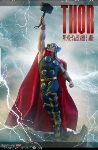 Sideshow Collectibles Thor Avengers Assemble Statue Exclusive 041