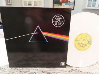 Pink Floyd Dark Side Of The Moon - White Lunar Surface Color Vinyl Lp