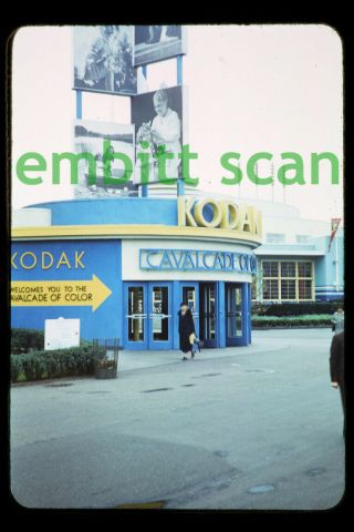 Slide,  Kodak Cavalcade Of Color At 1939 - 40 York World 