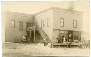 Rppc Adirondacks Cadyville Post Office Store 1915 Clinton County