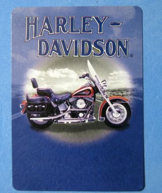 Harley Davidson 2001 Single Swap Playing Card Joker - 1 Card