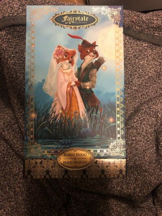 Disney Designer Fairytale Couple Robin Hood Maid Marian Le 6000 Doll Set