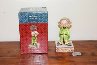 Walt Disney 7 Dwarfs " Simply Adorable " Dopey Figurine Jim Shore & Enesco